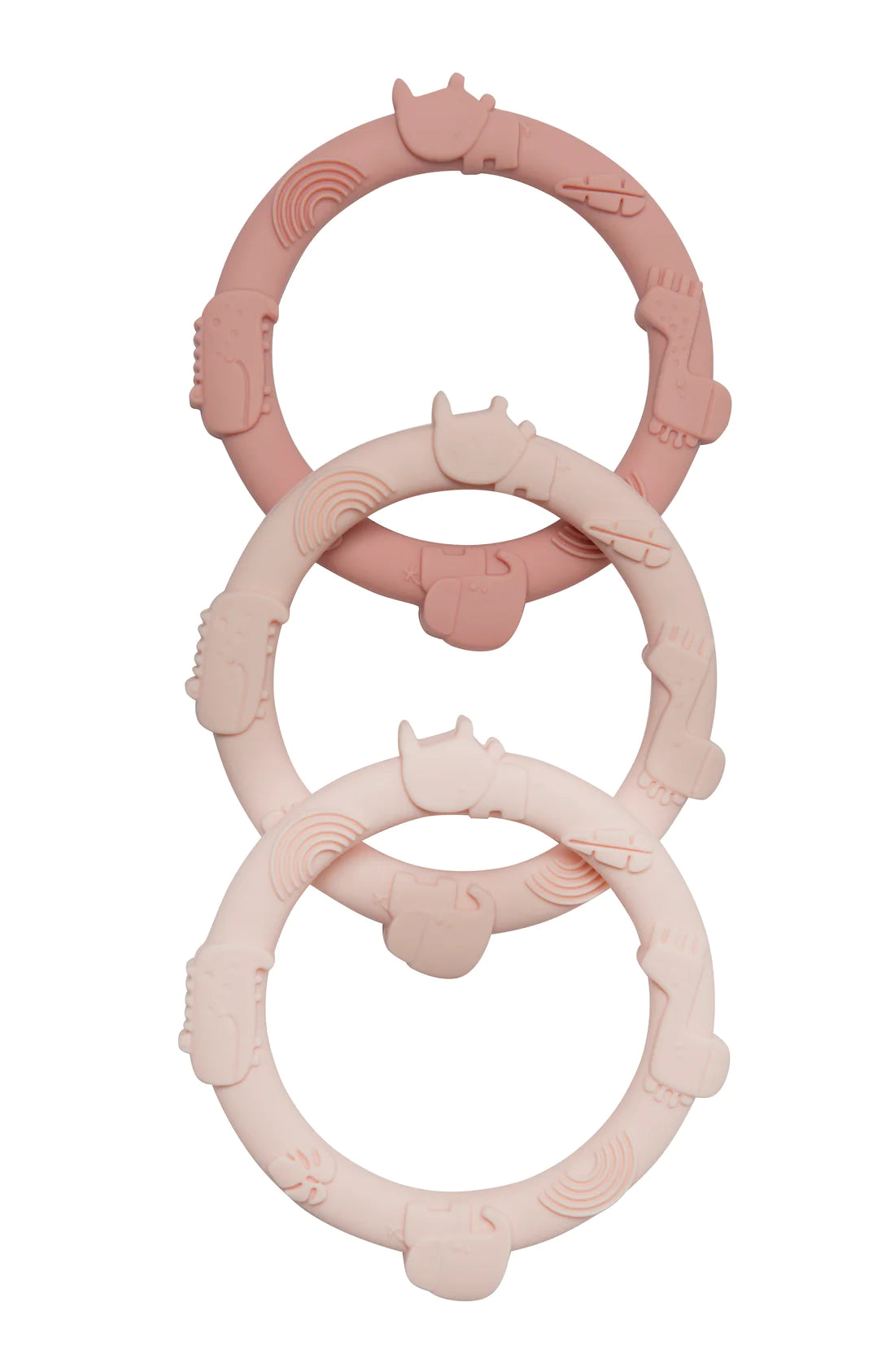 Wild Teething Ring Set