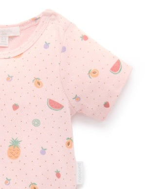 Pointelle Bodysuit in Fruity