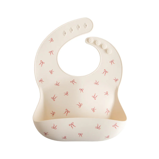 Silicone Baby Bib | Bows
