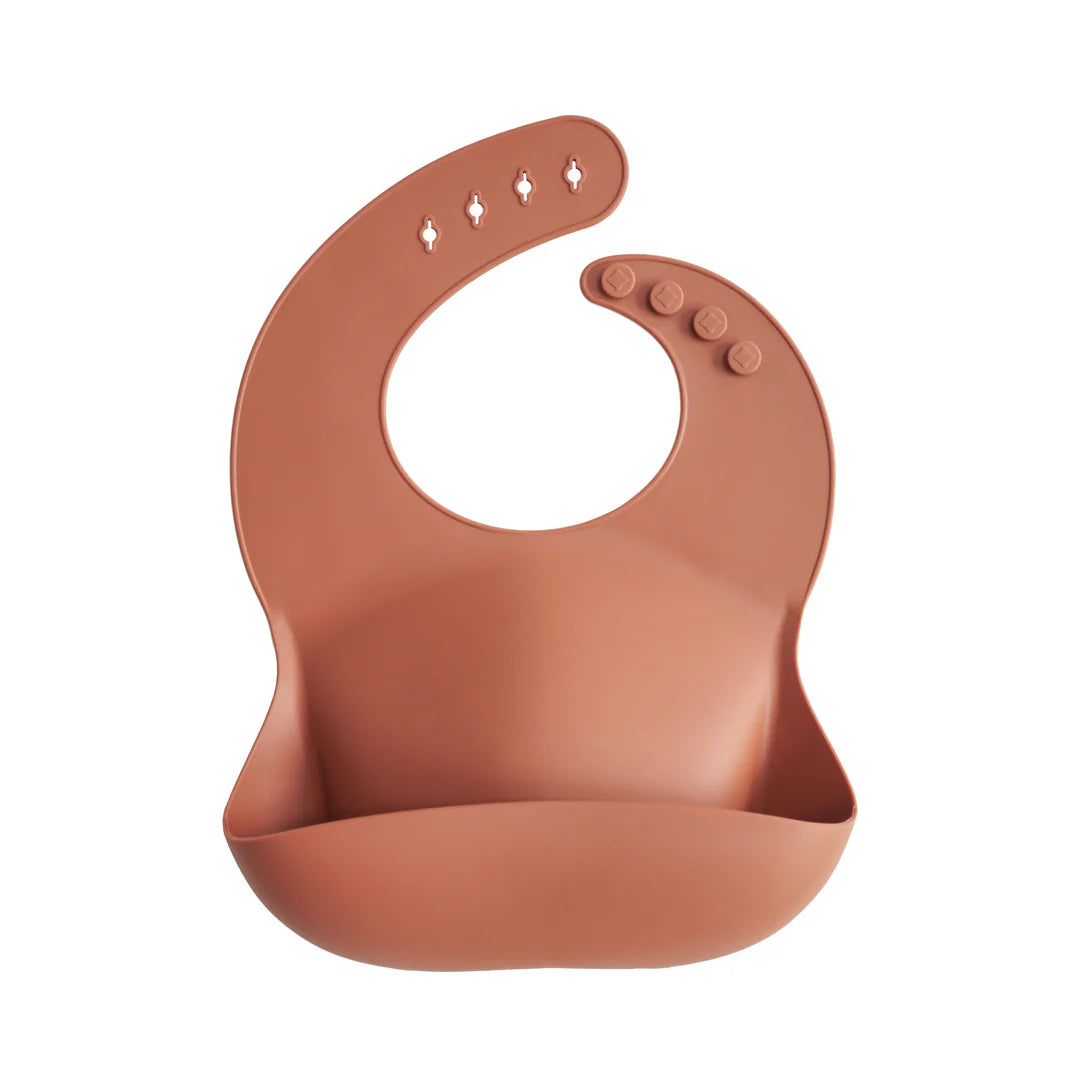 Silicone Baby Bib - Mushie