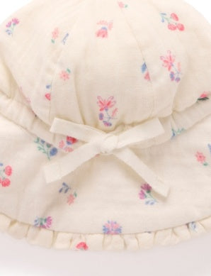 Ruffle Sunhat in Marigold