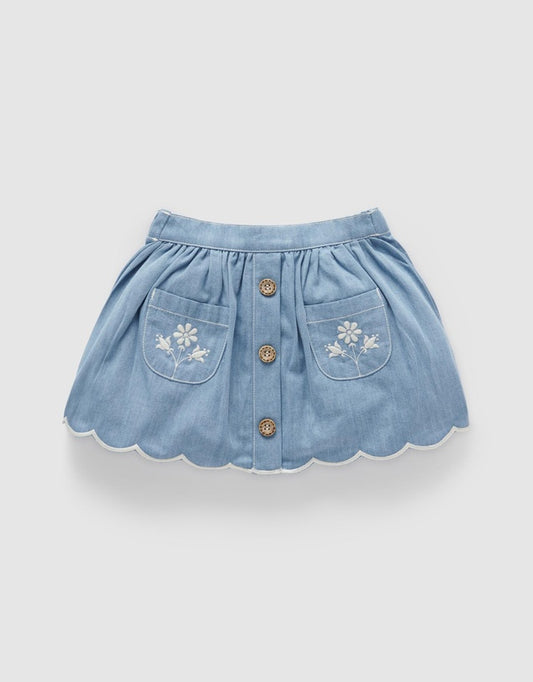 Chambray Skirt