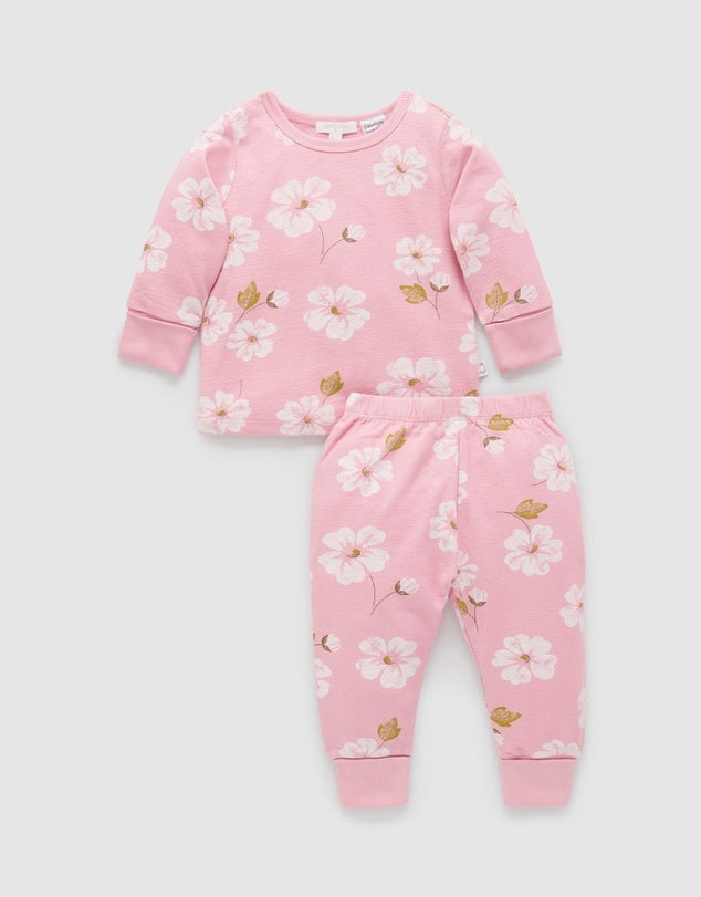 LS Textured PJ Set in Wildflower