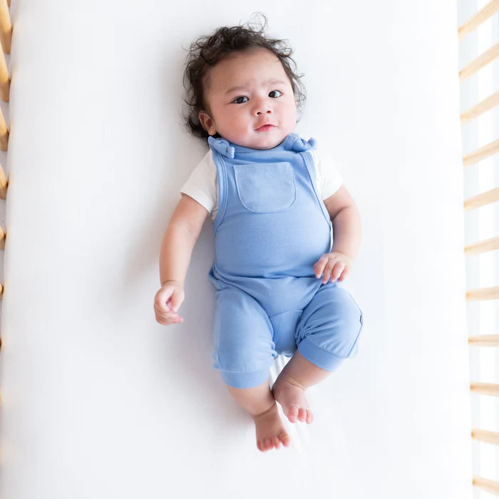 Bamboo Jersey Overall in Periwinkle