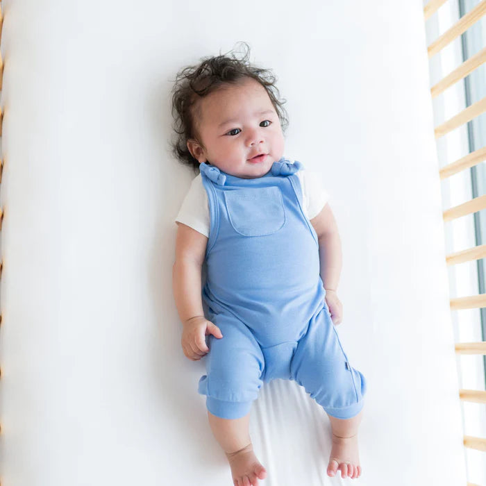 Bamboo Jersey Overall in Periwinkle