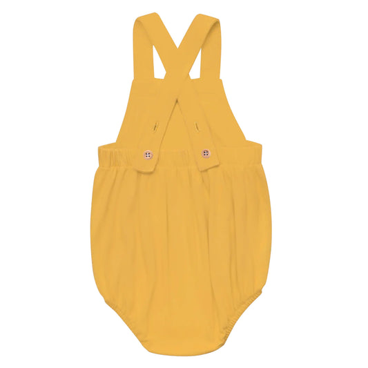 Bamboo Jersey Bubble Overall in Marigold