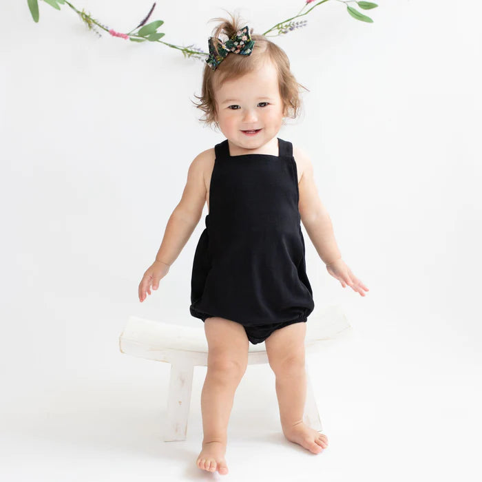 Bamboo Jersey Bubble Overall in Midnight