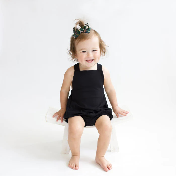 Bamboo Jersey Bubble Overall in Midnight