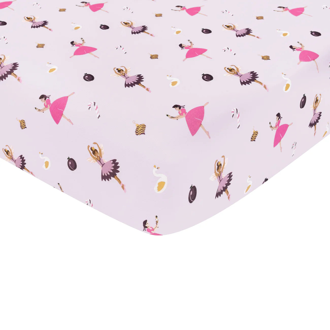 Crib Sheet in Sugar Plum