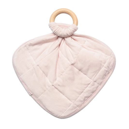 Lovey with Removable Wooden Teething Ring