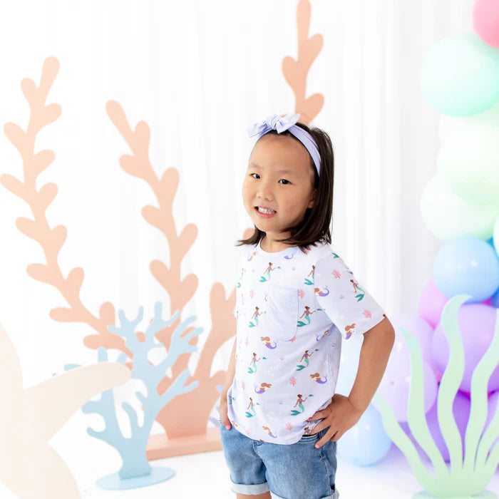 Toddler Crew Neck Tee in Mermaid