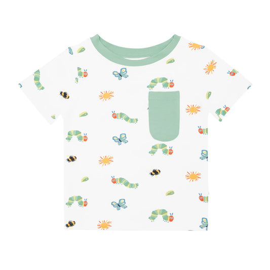 Toddler Crew Neck Tee in Hungry Caterpillar