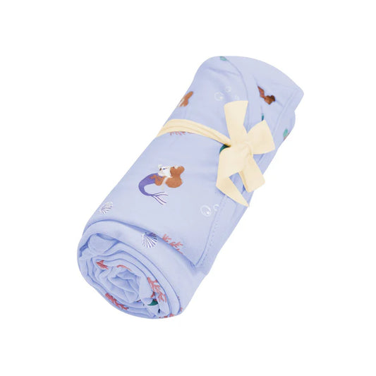 Swaddle blanket in Mermaid