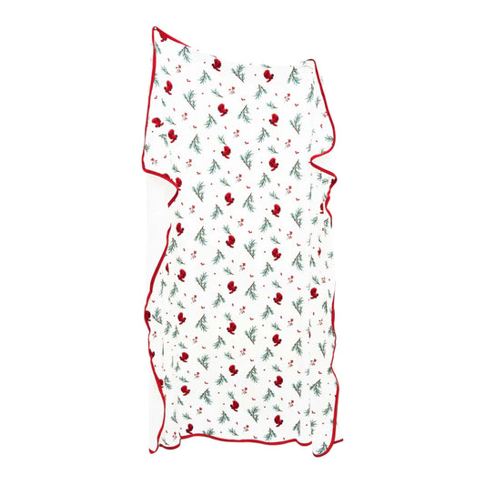 Swaddle Blanket in Winterberry