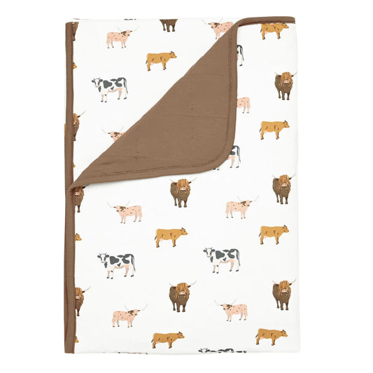 Toddler Blanket in Moo