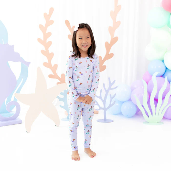 Long Sleeve Pajama in Mermaid