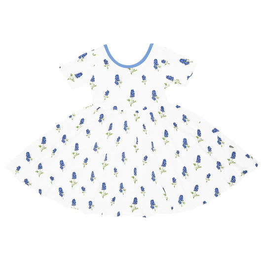 Twirl Dress in Periwinkle Bluebonnet