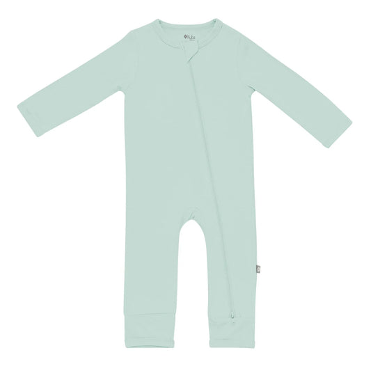 Zippered Romper in Sage