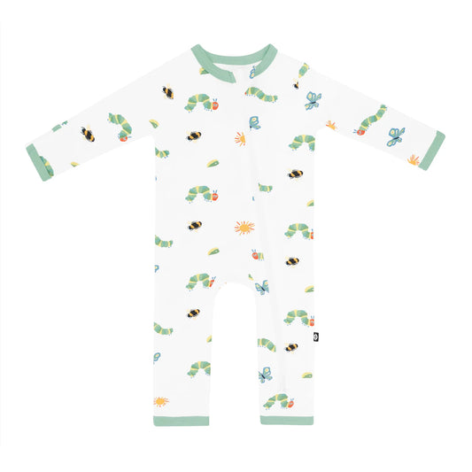 Zippered Romper in Hungry Caterpillar