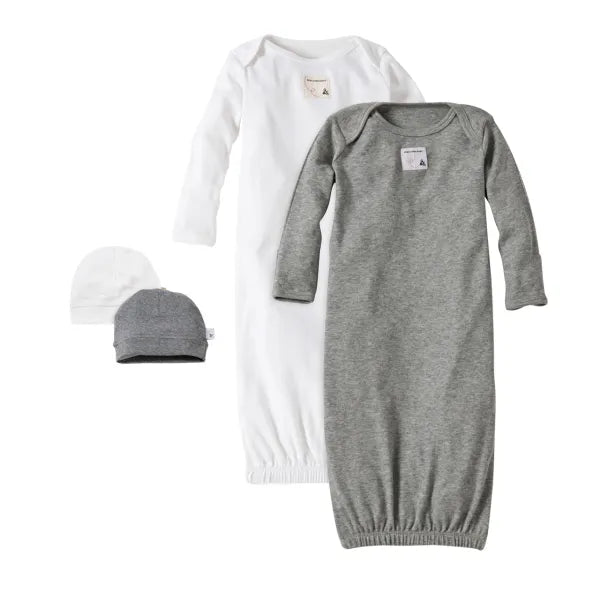 Essentials Organic Baby Gown Set of 2