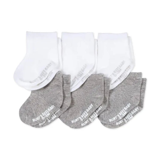 Baby Crew Socks 6 Pack