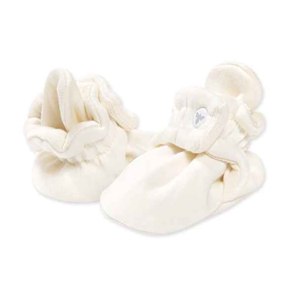 Solid Organic Cotton Baby Booties