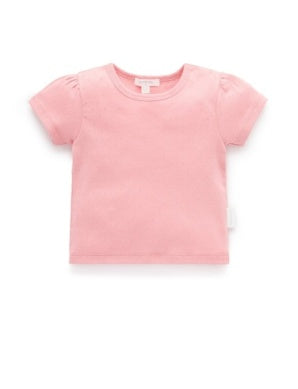 Pointelle Short Sleeve Tee