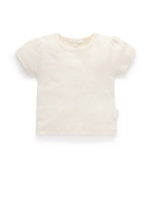Pointelle Short Sleeve Tee