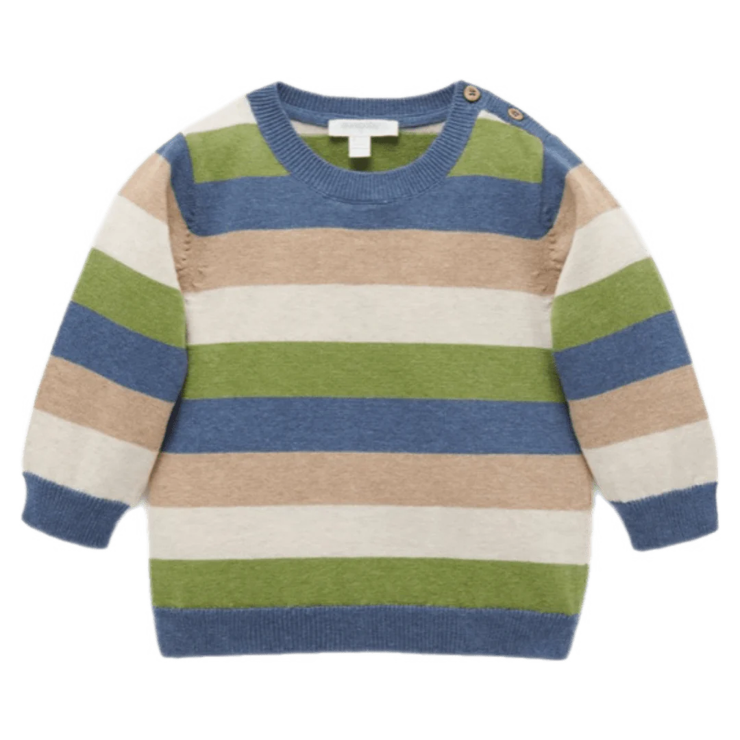 River Striped Jumper in Canal Stripe