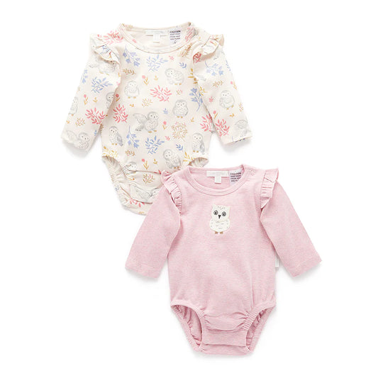 2 Pack Ruffle Bodysuit