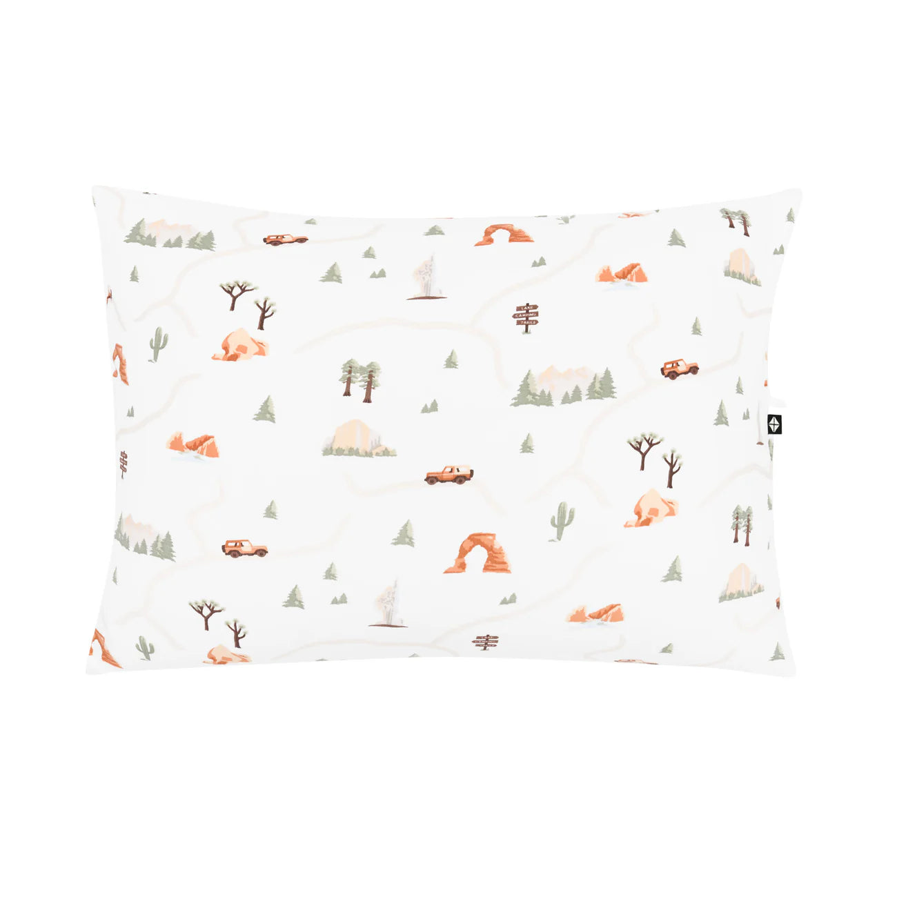Toddler Pillow Case in Road Trip