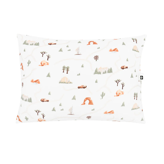 Toddler Pillow Case in Road Trip