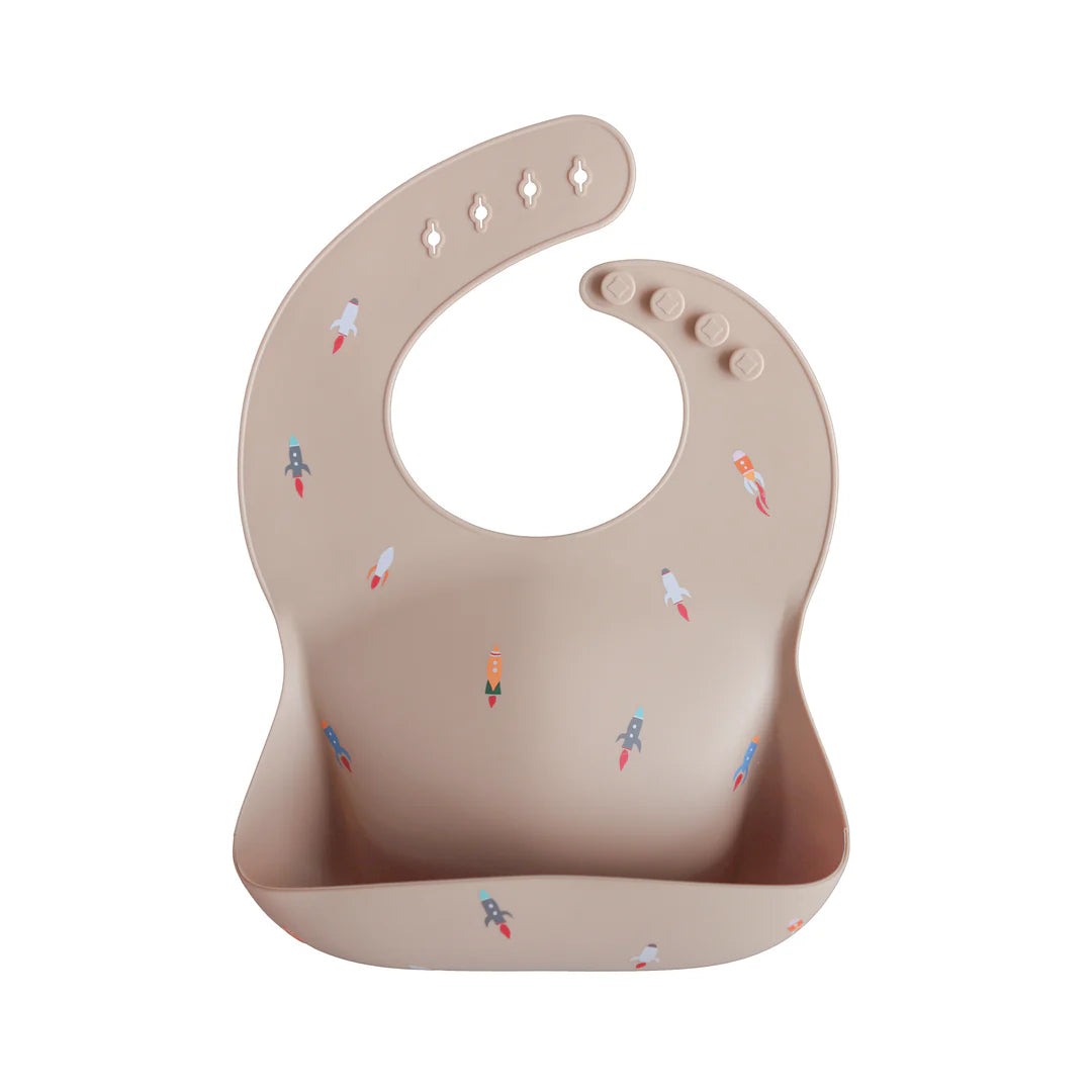 Silicone Baby Bib - Mushie