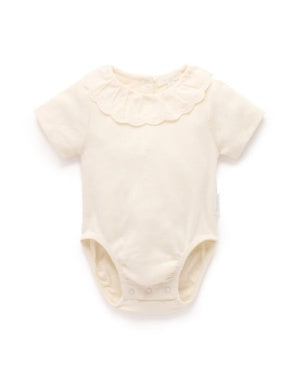 Pointelle Ruffle Bodysuit