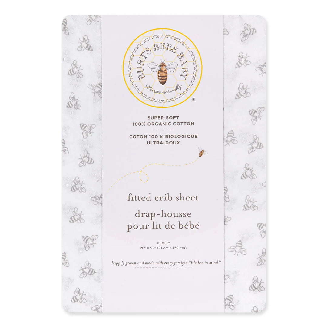 Honey Bee Fitted Crib Sheet