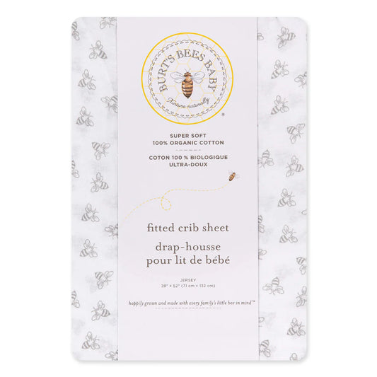 Honey Bee Fitted Crib Sheet