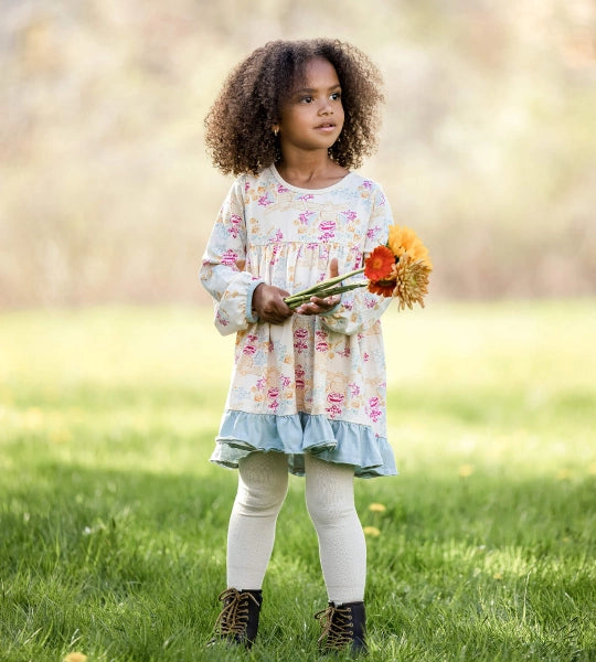 Honey Bee Toile Toddler Dress