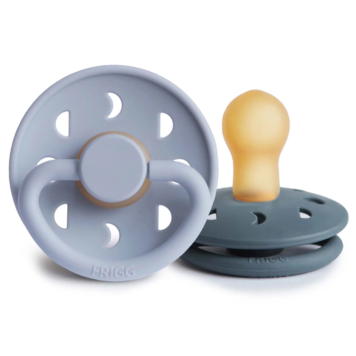 FRIGG Moon Natural Rubber Pacifier | 2-Pack