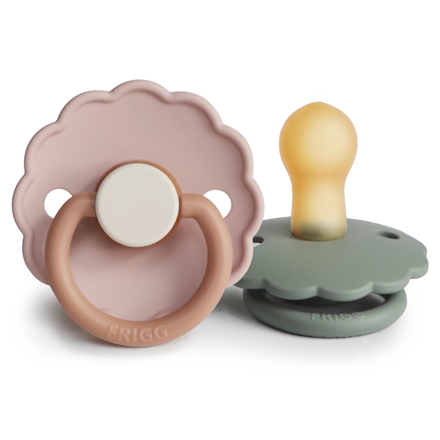 FRIGG Daisy Natural Rubber Pacifier 2-Pack