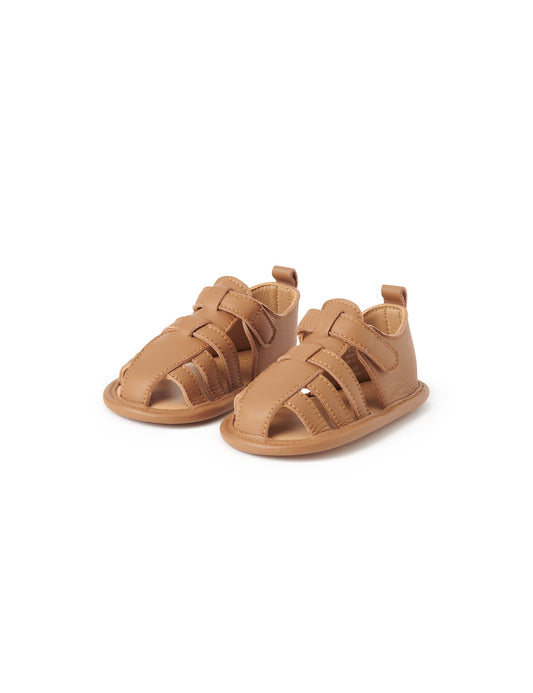 Leather Sandals - Tan