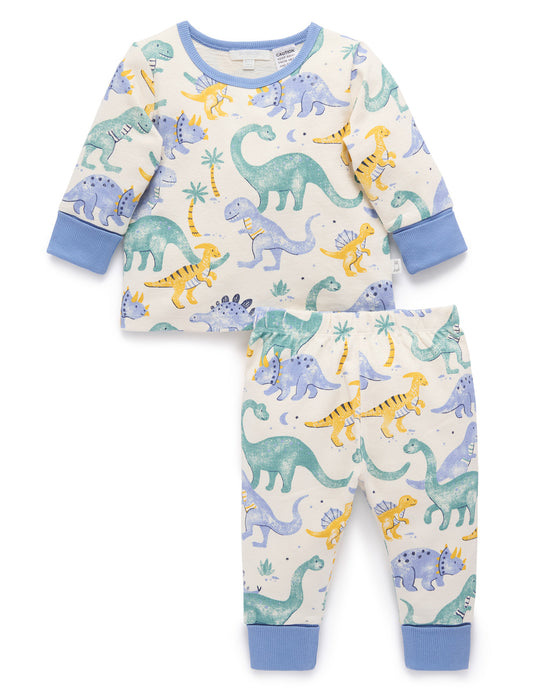 LS Textured Dinosaur PJ Set
