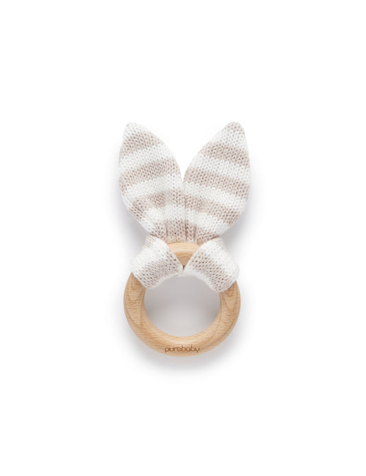 Rabbit Ear Teether Grey