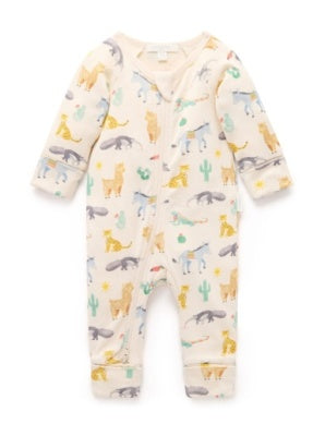 Animal Fiesta Zip Growsuit
