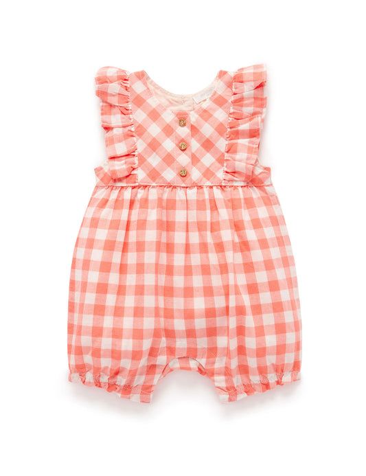 Gingham Romper