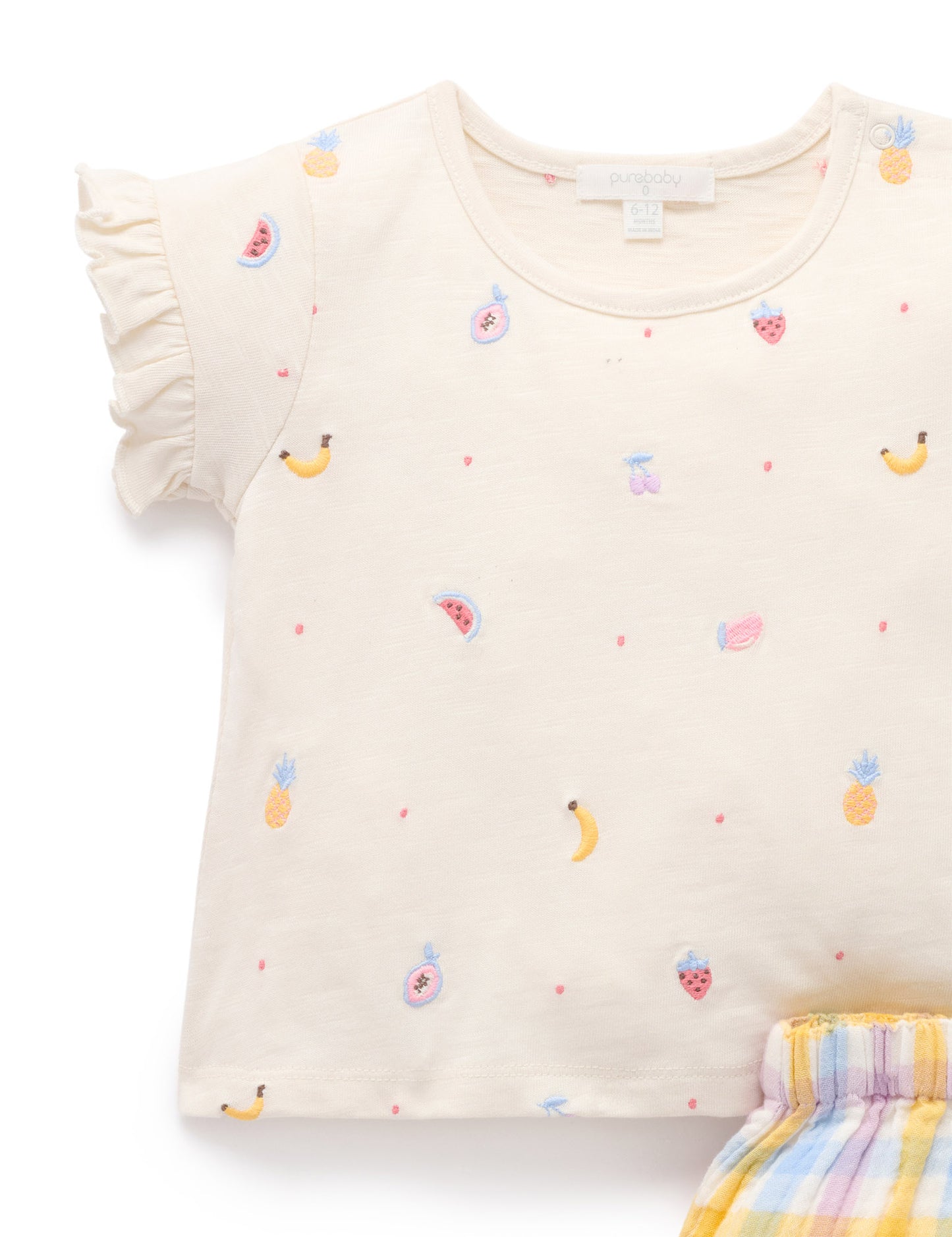 Fruity Set in Lila Check
