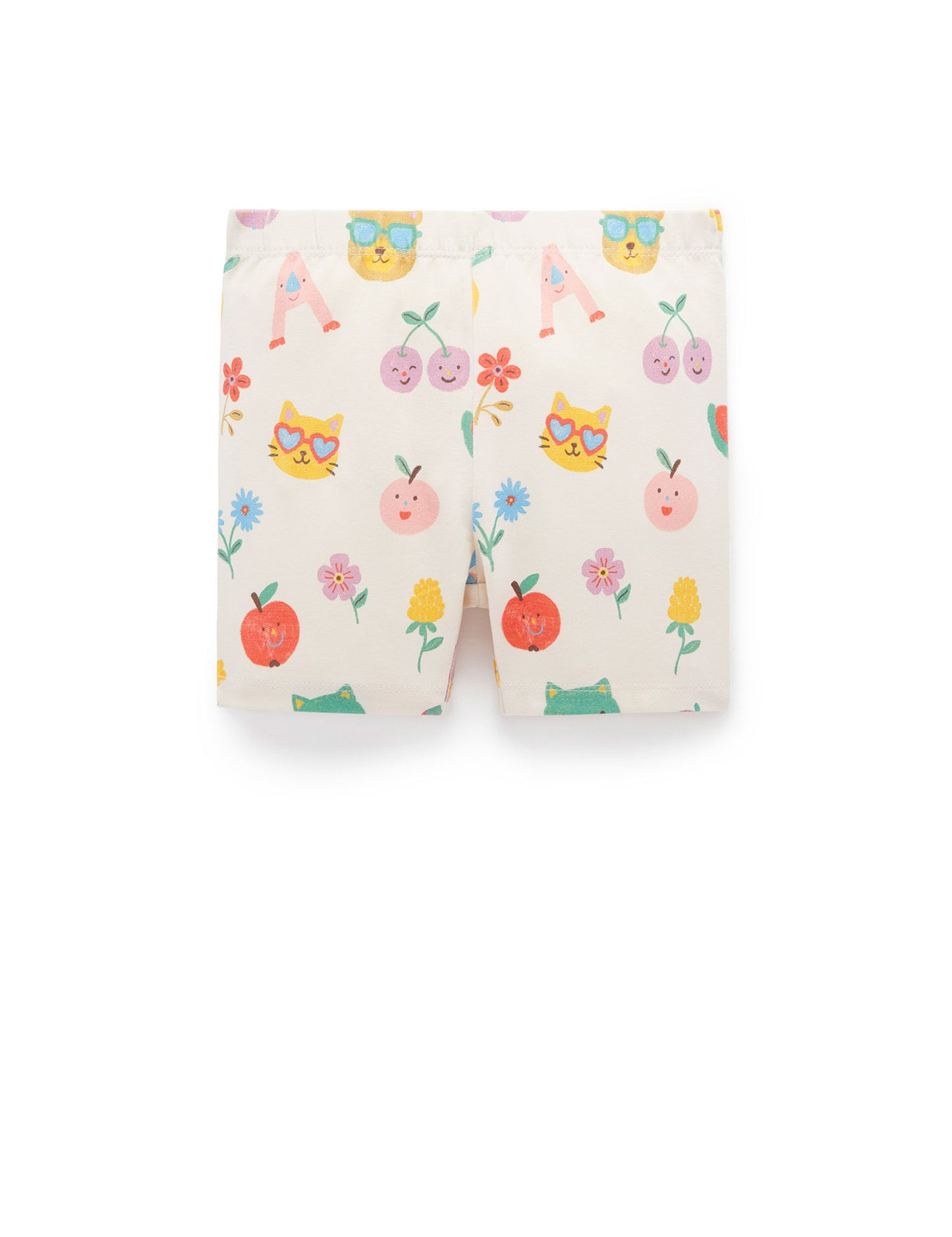 Bike Short in Friendship Print