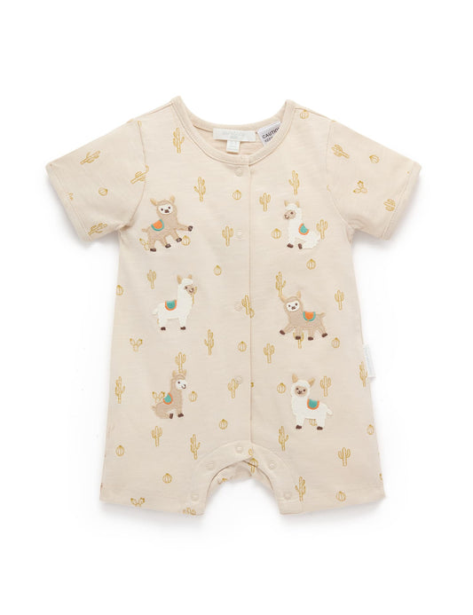 Llama Fiesta Short Growsuit