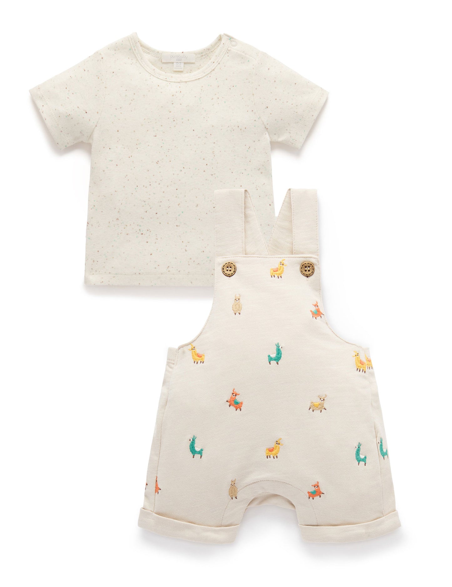 Broderie Overall & Tee Set