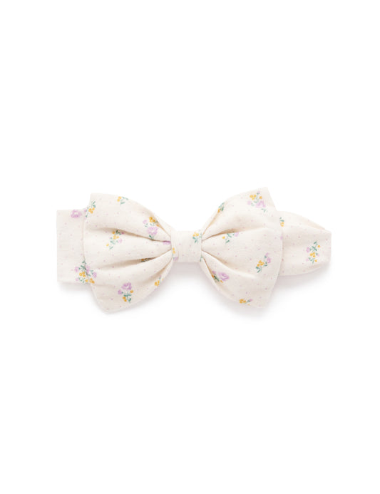 Bow Headband in Primrose Print