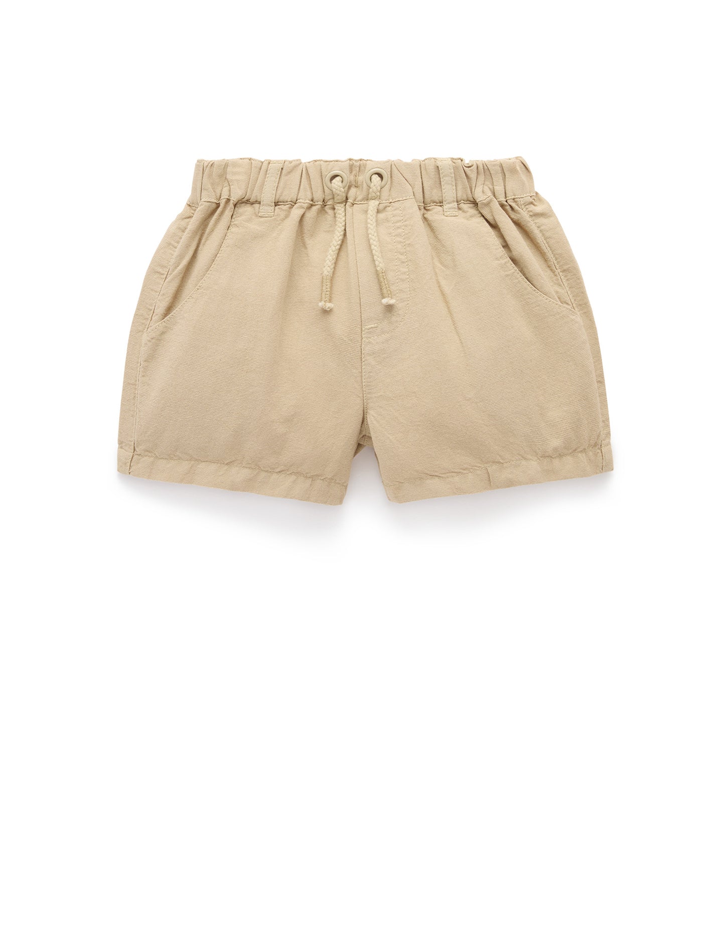Linen Blend Short - Burrito